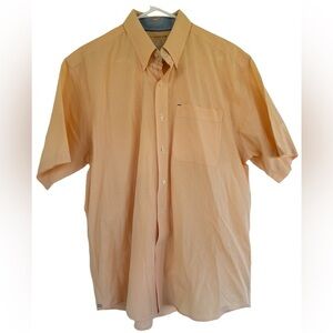 Cutter &‎ Buck Men's Yellow & White Plaid Button Down Size Large